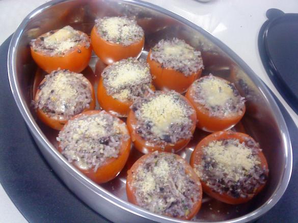 STEAMED Italian style TOMATOES