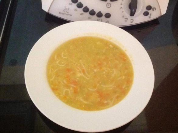 Josh's Chicken and sweet corn noodle Soup