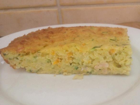 Zucchini, Carrot and Bacon Slice