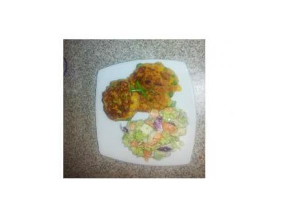 Vegie Filled Corned Beef Fritters
