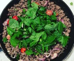 Beef Larb (Spicy Beef Salad)