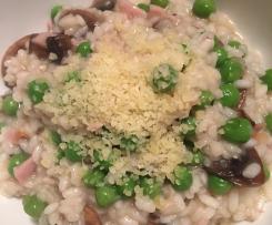 Kirls Bacon, Mushroom & Pea Risotto