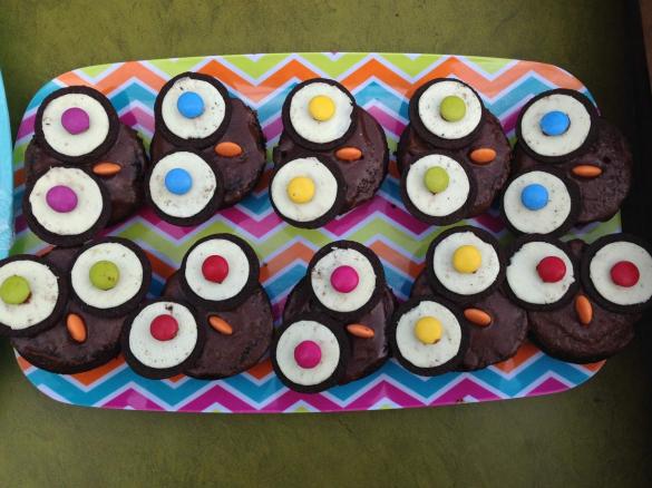 Chocolate 'Owl' Cupcakes