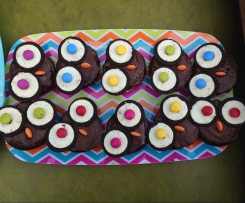 Chocolate 'Owl' Cupcakes