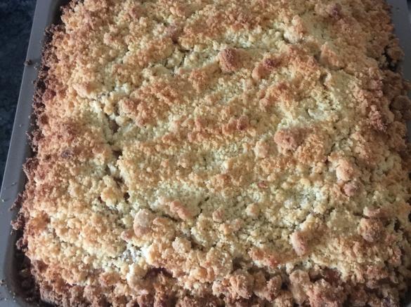 Stone Fruit and Jam Crumble