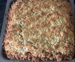 Stone Fruit and Jam Crumble