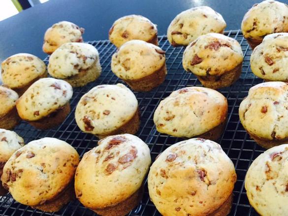 Easter Egg Choc Chip Banana Muffins