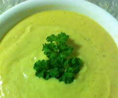 Easy Cheesy Cauliflower Soup