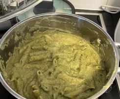 Pesto pasta with hidden veg (kids favourite)