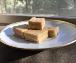 Traditional caramel fudge