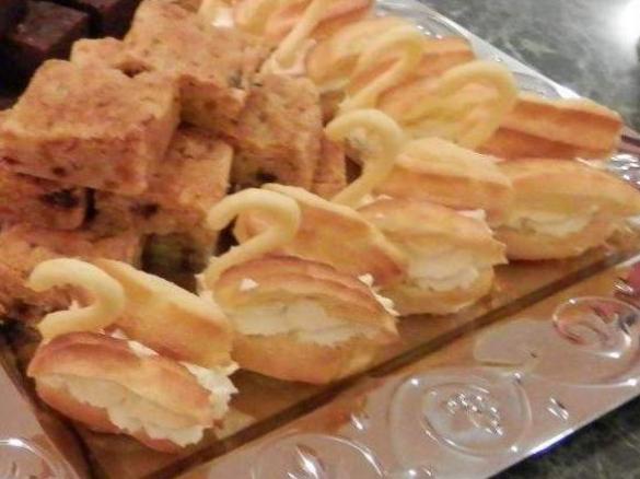 Choux Pastry Swans