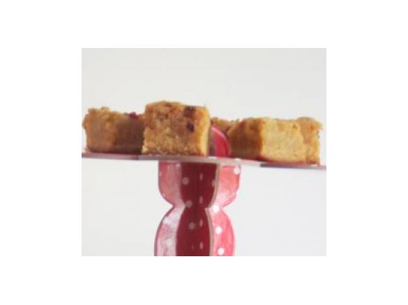 Caramel raspberry brownie