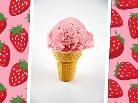 Strawberry Frozen yogurt