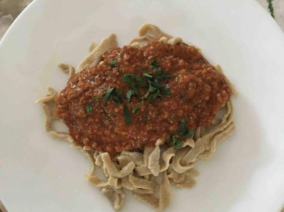 Quinoa Pasta With Bolognaise Sauce