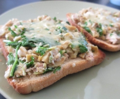 Tuna and Champignon Toasts