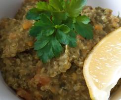 Ayurvedic Quinoa Khichari with Mung Dal, Carrot & Kale