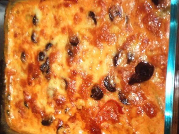 LCHF chicken enchilada 