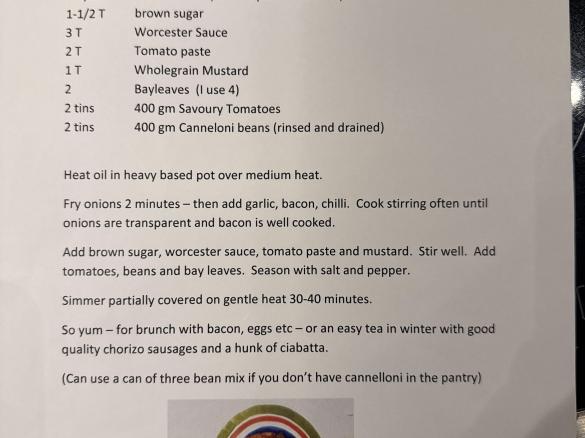 Homemade Baked Beans