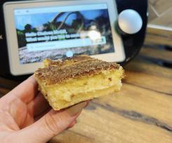 Churro cheesecake slice