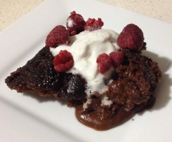 Chocolate Self Saucing Pudding (Gluten, Dairy and Refined Sugar Free)