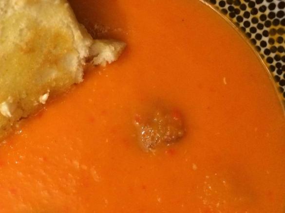 Red Capsicum, Tomato & Chorizo Soup