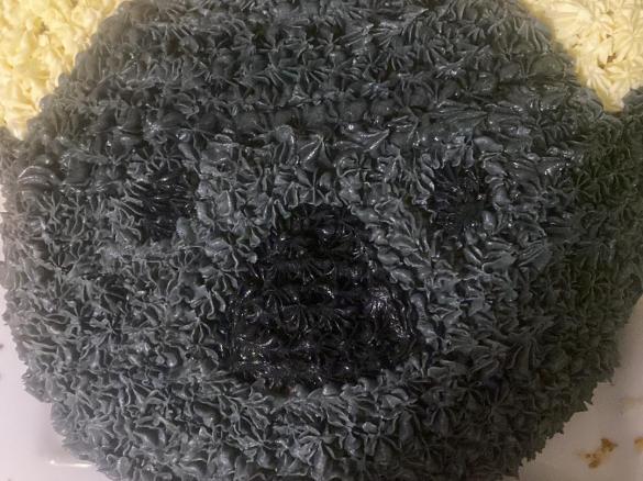 Hudson's vanilla birthday cake