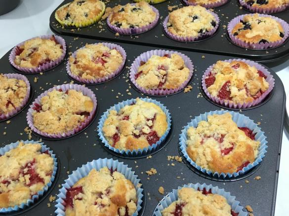 Fruit Crumble Muffins