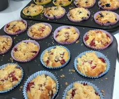 Fruit Crumble Muffins