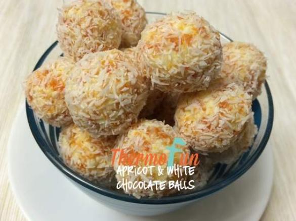 Apricot and White Chocolate Balls - ThermoFun