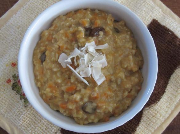 Carrot Cake Steel Cut Oats