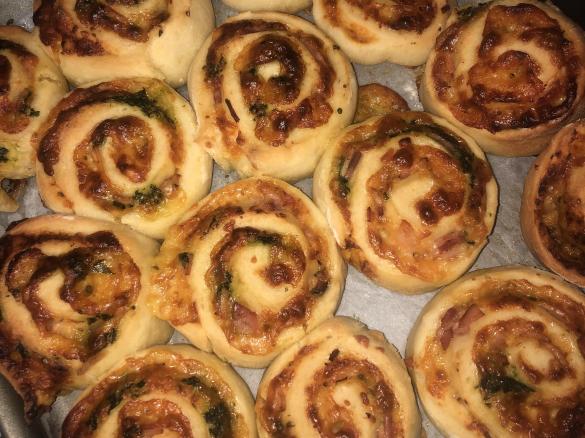 Cheese & Bacon scrolls