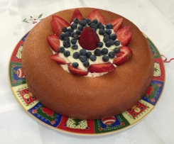 Christmas Champagne Savarin with Berries