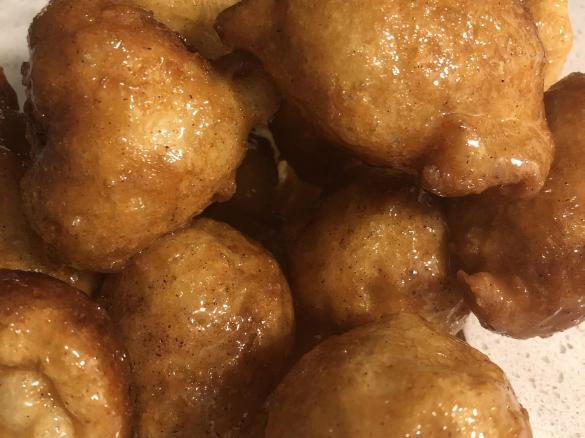 Loukoumades. Greek doughnuts