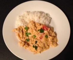 Thai Chicken Red Curry with pineapple