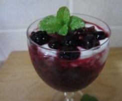 Fresh Berries with Ricotta Cream