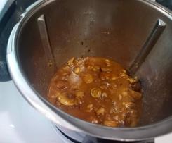 Deb's Caramelised onion and mushroom sauce