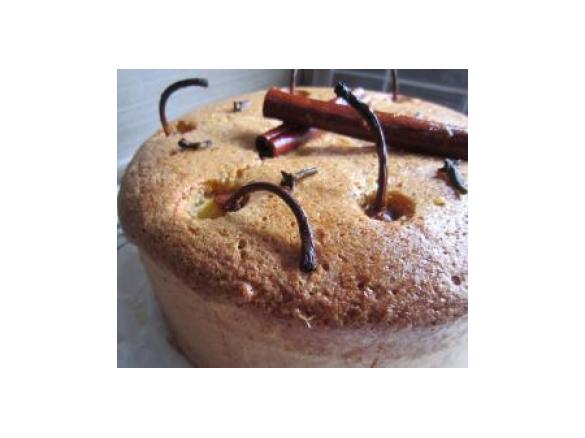 Spicy Pear Celebration Cake - Gluten Free