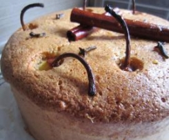Spicy Pear Celebration Cake - Gluten Free
