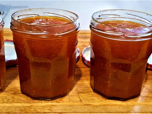 Fig and Apricot Jam (fresh fruit version)