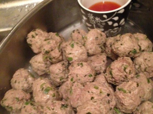 Middle Eastern Lamb Meatballs