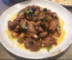 Leek Cumin lamb cutlet