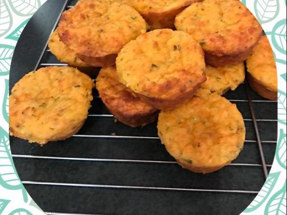 Zucchini and Sweet potato Muffins