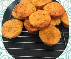 Zucchini and Sweet potato Muffins