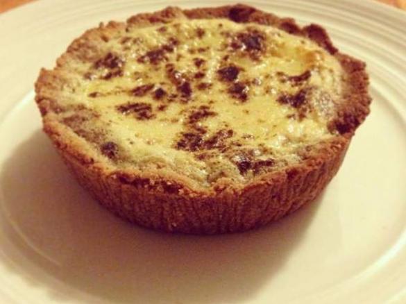 Paleo Custard Tart (refined sugar/dairy/grain free)