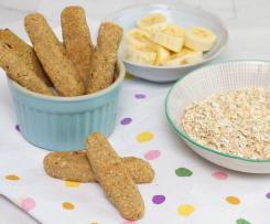 Banana Oat Baby Rusks