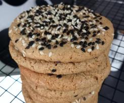 Chewy Tahini Cookies from Plantiful eating Vegan