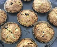 Savoury veggie filled muffins