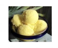 Variation pineapple and mango soft serve