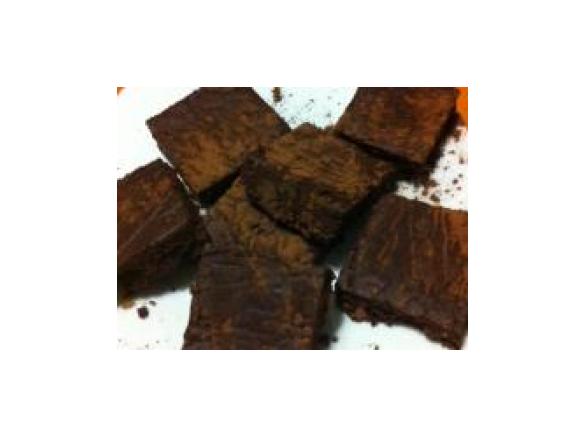 Dark Chocolate, Walnut and Chickpea Brownies (GF)