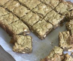 Pistachio Blondies
